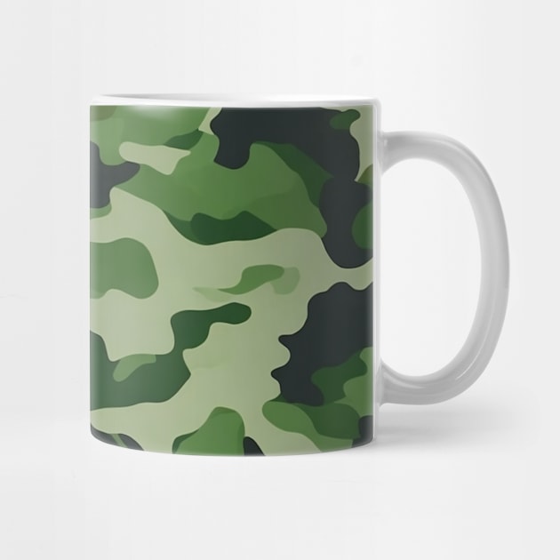 GREEN MILITARY CAMOUFLAGE DESIGN by ZARBIT